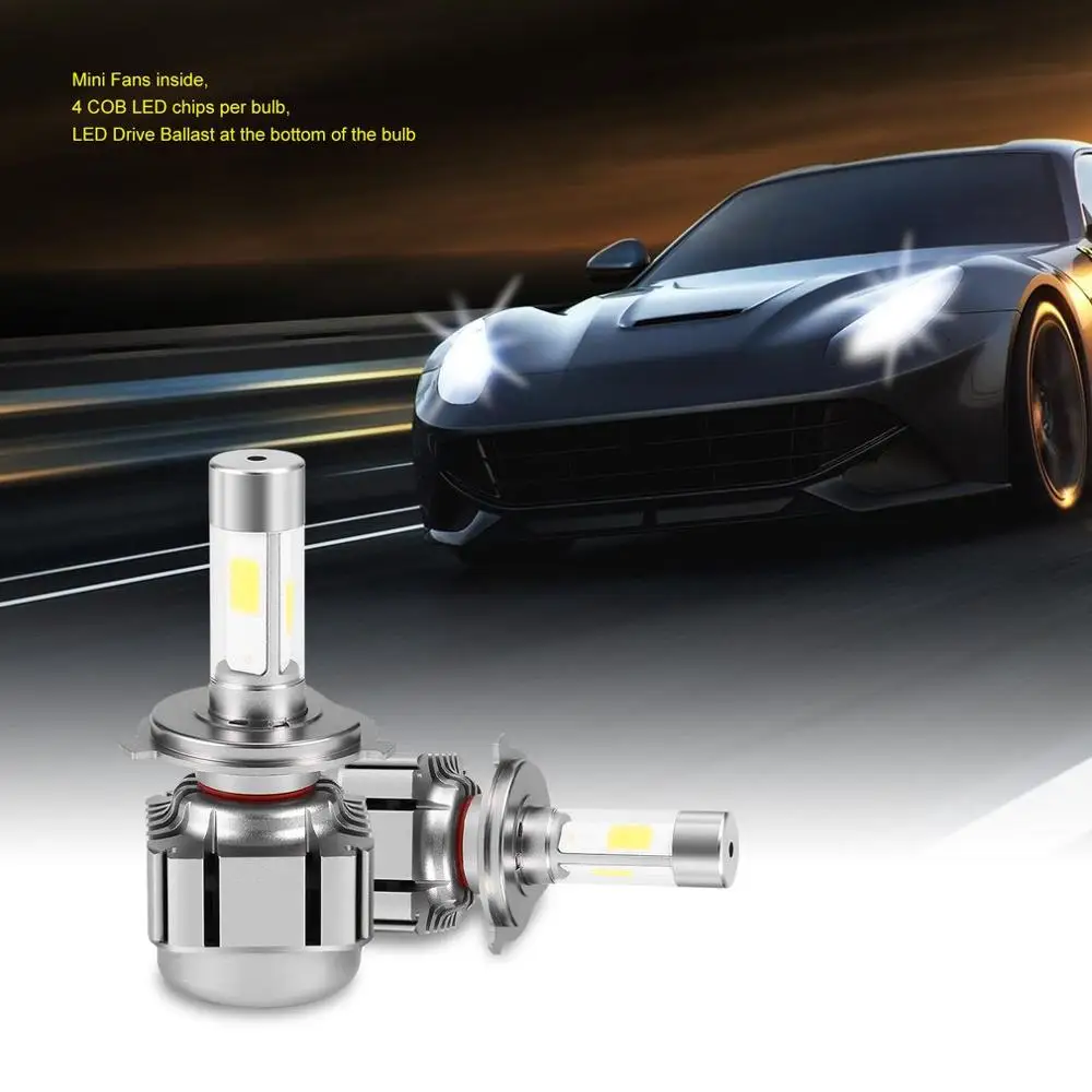 

Универсальная долговечная светодиодная фара OUTAD H4 с отличным рассеиванием головы на 50000 часов, хорошее сопротивление вибрации, стабильный и...