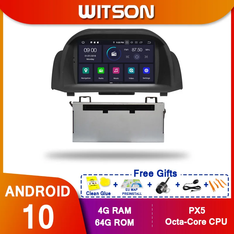 WITSON Android 10 0 Octa core PX5 автомобильный dvd-плеер для FORD FIESTA 2013 4 ГБ ОЗУ 64 Гб ПЗУ