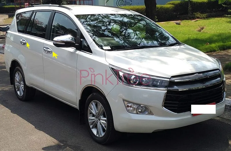 Аксессуары для Toyota Innova 2016 2017 2018 хромированная дверная ручка Чаша отделка черный