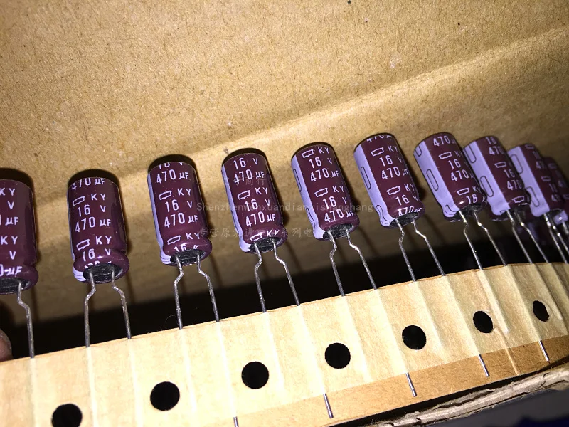 10pcs/50pcs 470uF 16V NIPPON NCC KY Series 8x15mm Ultra Low impedance 16V470uF Aluminum Electrolytic Capacitor | Электронные