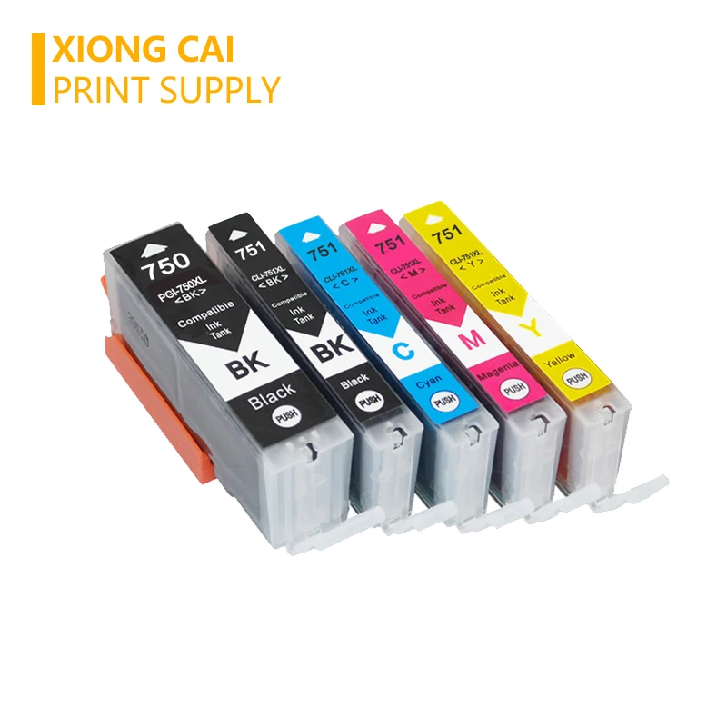 Картридж PGI 750 CLI 751 для принтера Canon MG6370 MG7170 MG7570 IP8770 MG6770 MG6670 PGI-750 CLI-751 PGI750 |