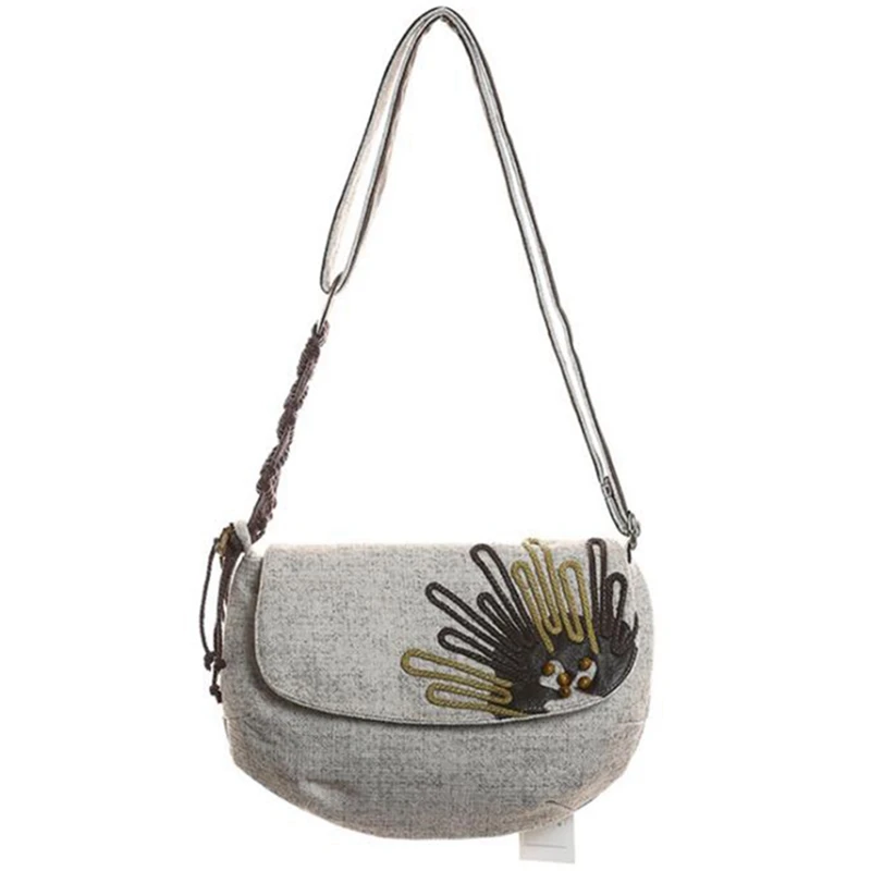 

Ladies Embroidered Shoulder Bag Ladies Bag Fashion Ethnic Style Messenger Bag Casual Bag