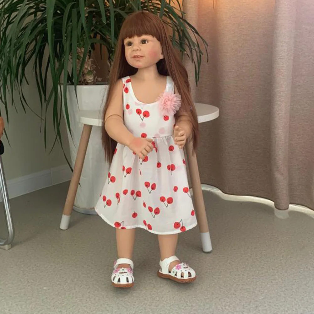 Кукла Reborn Baby Doll 87 см 34 дюйма силикон цельное тело Детская жизнь игрушки для детей |