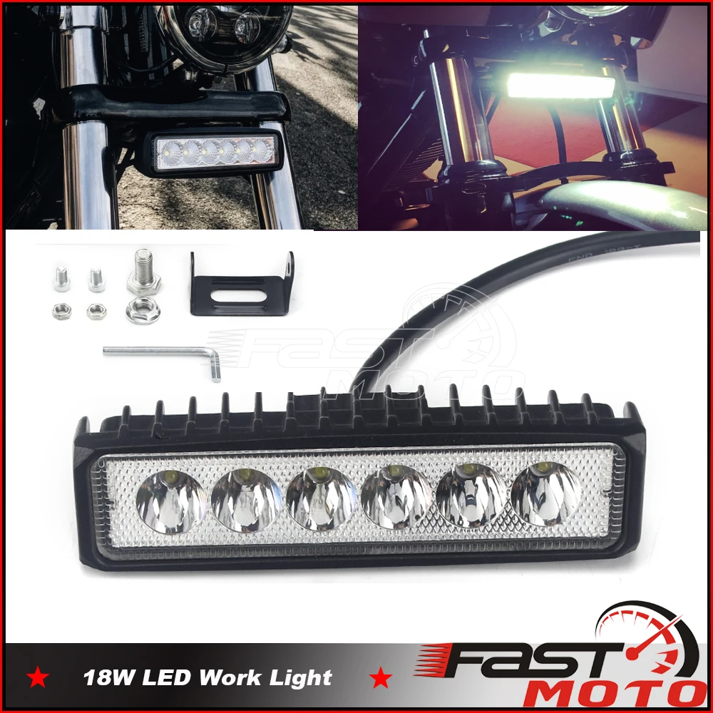 

For Moto Car Work Light LED Bar 4x4 18w LED Working Light Bar Offroad SUV ATV Tractor Boat Trucks Excavator 12V 24V Combo Beam