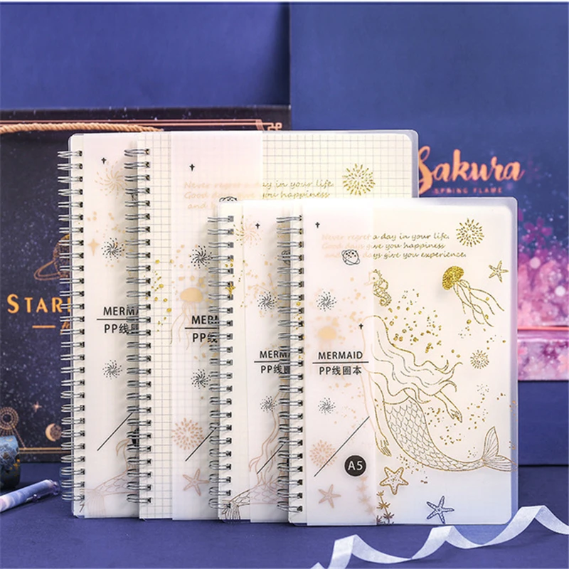 Bullet Journal Diary A5 notebook PP Hardcover Grid Line Drawing Planner Agenda школьные принадлежности закрепленный блокнот D30