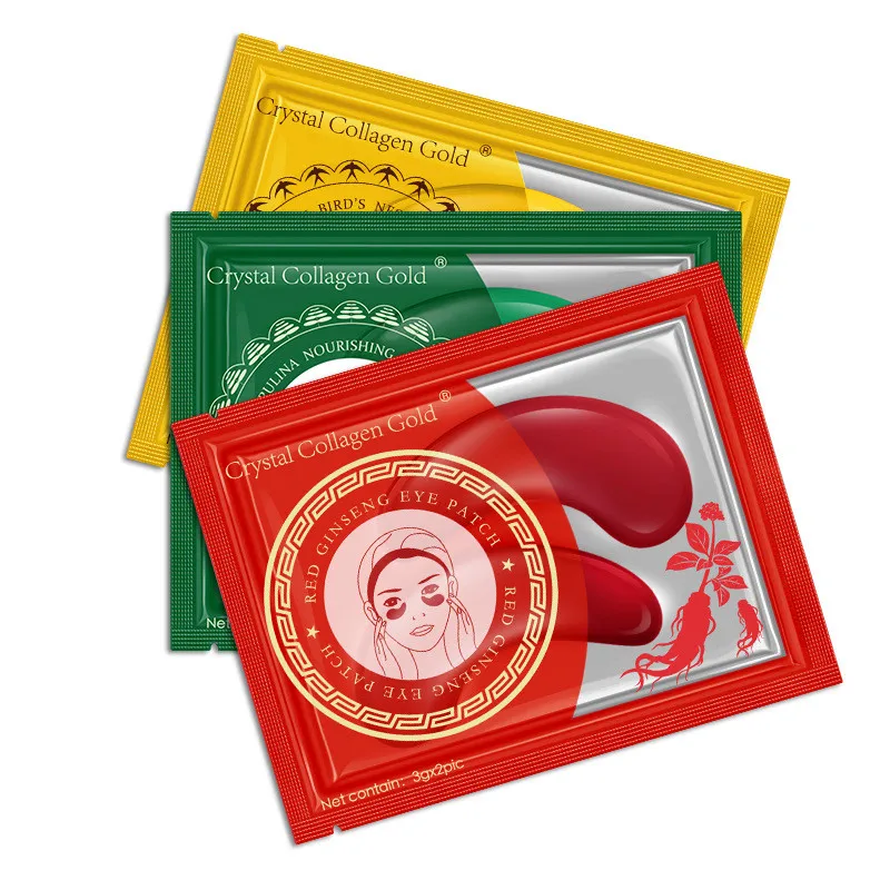 Коллагеновые патчи для кожи вокруг глаз гелевые области мешочки морщин темные