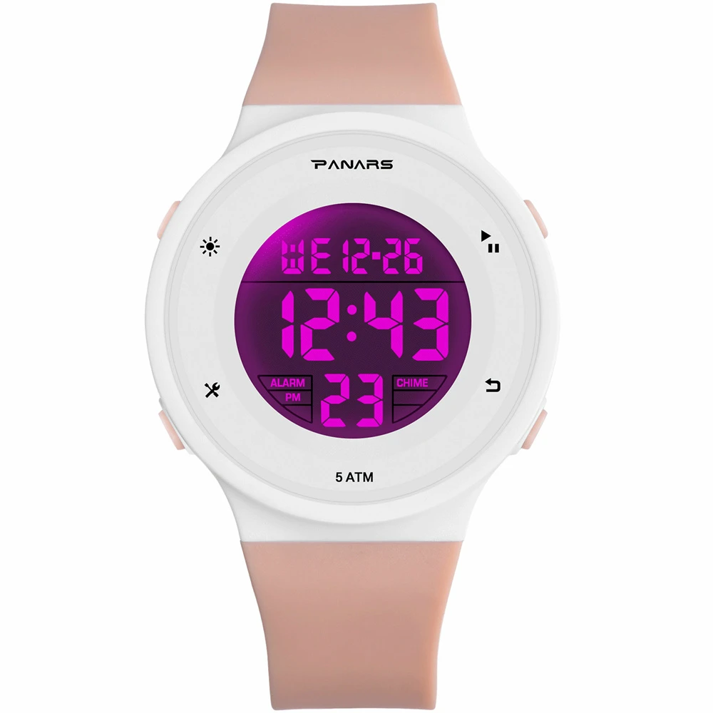 Студенческая Мода красочные светящиеся многофункциональные WR50M