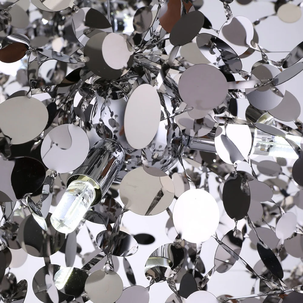 

Decorative Lamp Modern Creative Art Design Stainless Steel Chandelier Living Room Cafe Shop Window Wy102912