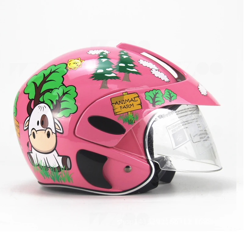 Маска для детского электрического велосипеда и скутера шлемы девочек мальчиков