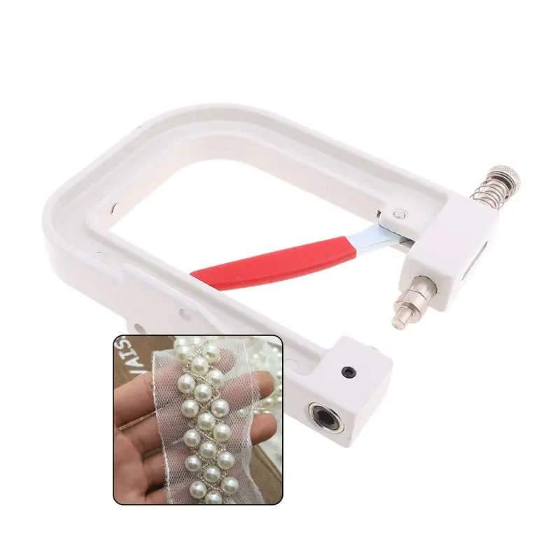 

Manual White Pearl Beads Hand Press Pearl Setting Machine Jewelry Making Tools