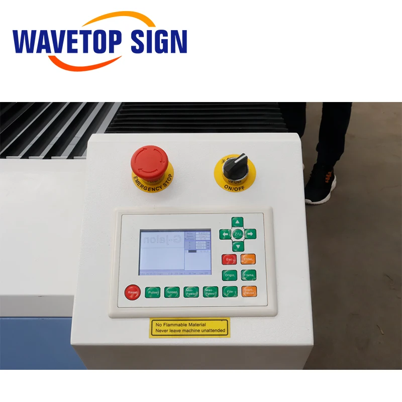WaveTopSign 1325 130 Вт Co2 лазер для резки и гравировки площадь 300x2500 мм охладитель лазерной