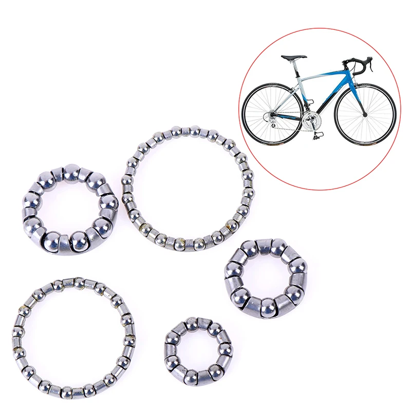 Bicycle Headset Steel Balls Bowl Group Set Frame Front Fork Rear Pearl Retainers Cycling Bearing Parts Tools | Спорт и развлечения