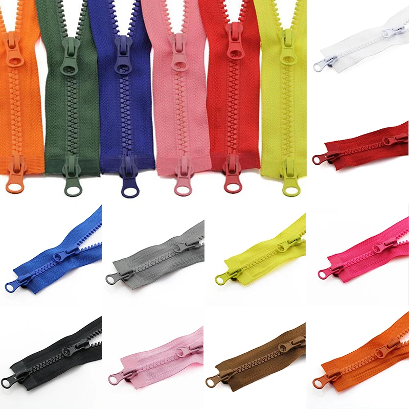 1 шт. двойная открытая молния Молния из смолы № 5 пуховик одежда длинная