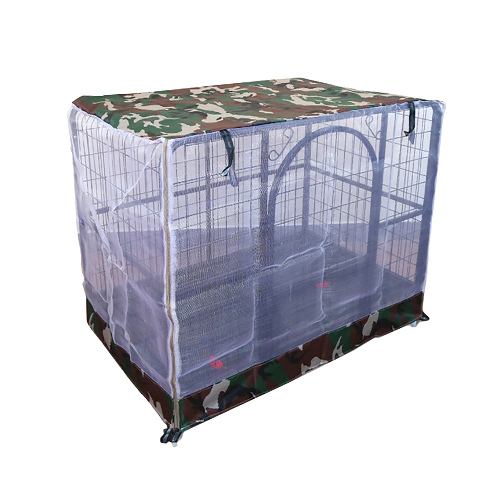 

Home Durable Easy Install Oxford Cloth Pet Kennel Dog Crate Cover Waterproof Anti Mosquito Multifunction Universal Ventilated