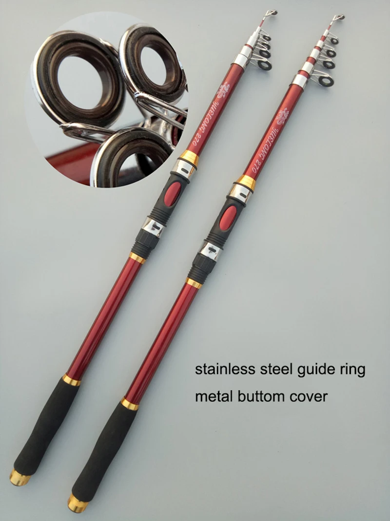 YUYU Fishing Rod Carbon Portable Spinning rods for fishing feeder Fishing Rods carp Hard Fishing Rod Telescopic spinning