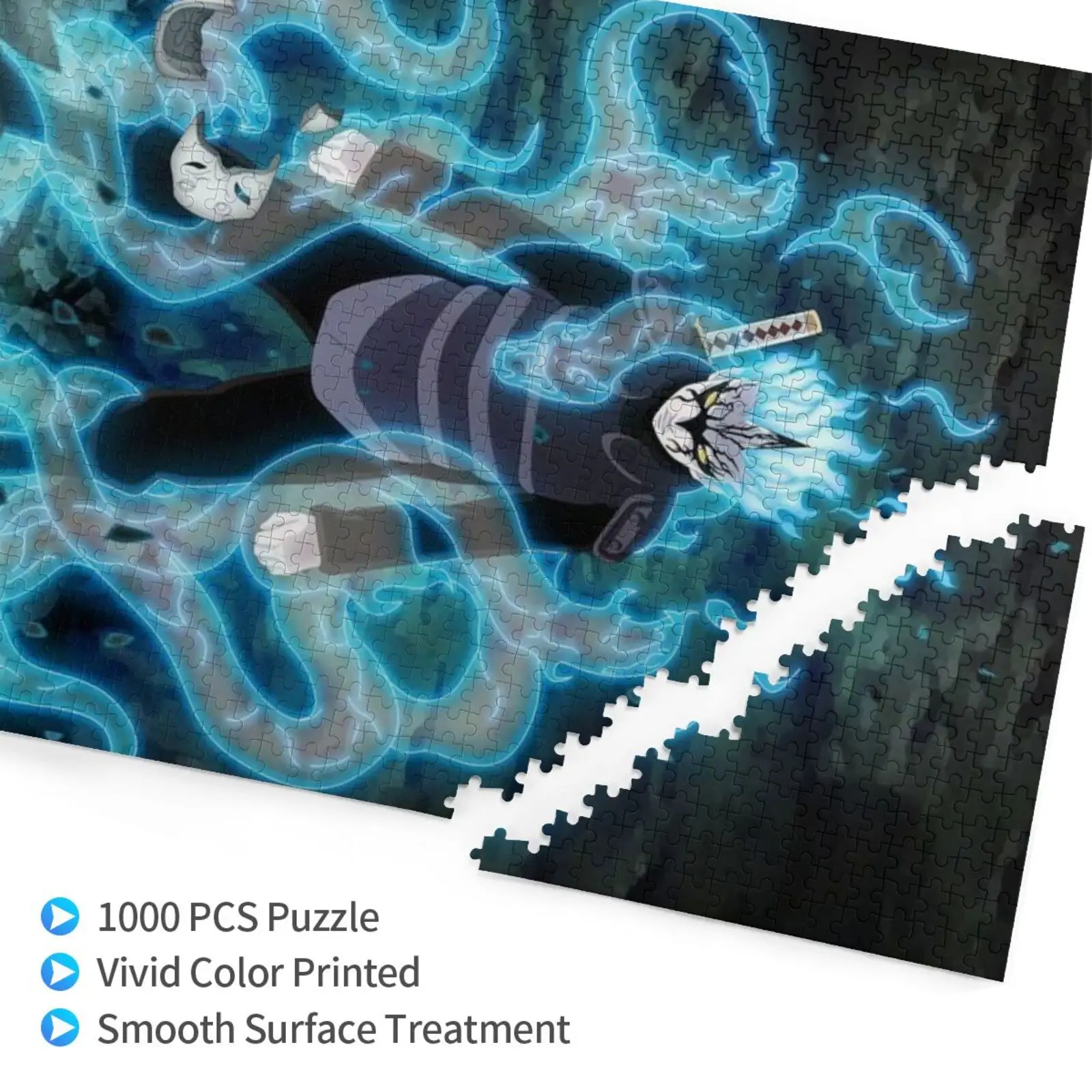 

Cool Anime Naruto Characters 300 500 1000 PCS Wood Jigsaw Puzzle Toy Wall Decor Picture Family Parent Child Games