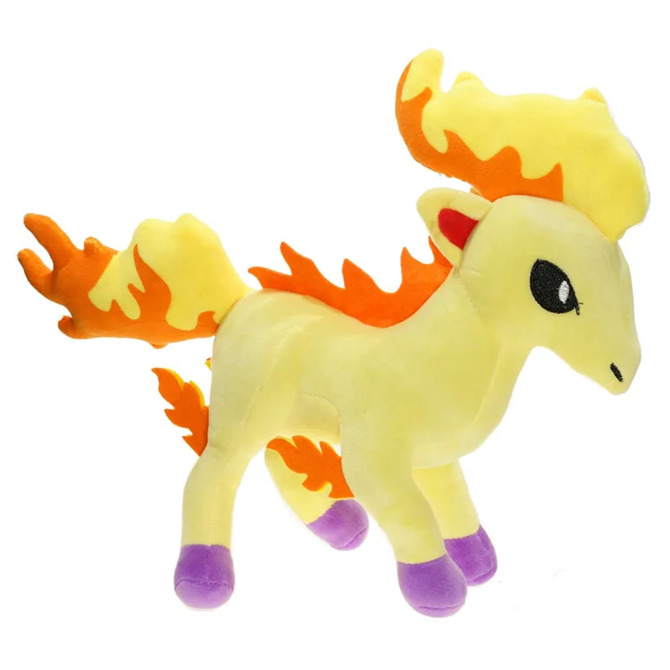 27*40 см Ponyta новая аниме игрушка плюшевая Милая рапидаш Мягкая Реалистичная