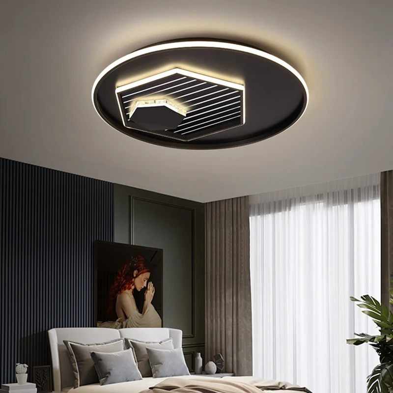 AC85-265V круглые современные минималистичные потолочные светильники в нордическом