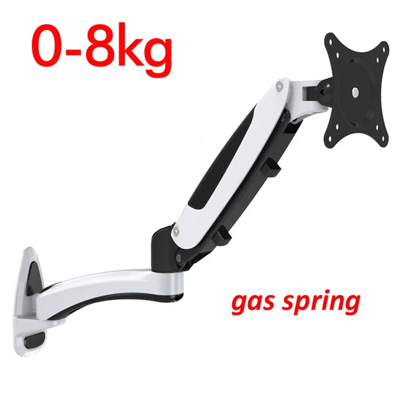 DL-GM112W 8 кг газовая пружина 2 рычага 10 &quot23" 27 "Наклонный Алюминиевый Поворотный