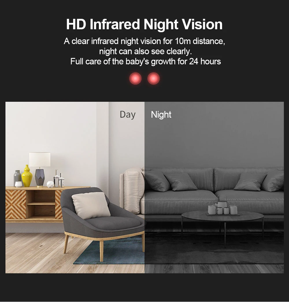 INQMEGA 5G Tuya IP камера с двумя полосами WiFi 1080P HD инфракрасное ночное видение детский
