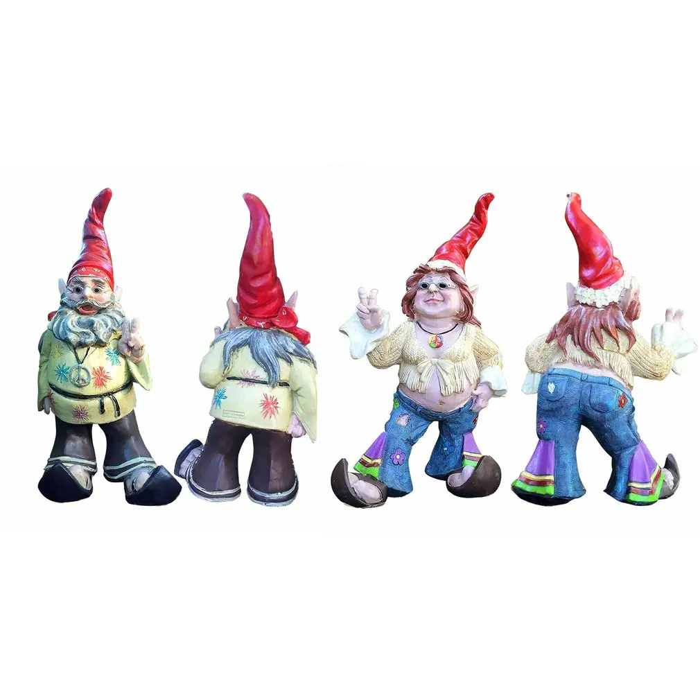 

Лидер продаж, миниатюрные фигурки гномов для сада, украшения, статуя гномов из смолы, садовые аксессуары, украшения для кукольного домика, с...