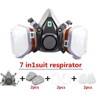 k6200 face gas mask protection toxic steam filter spray paint decoration chemical dust mask respirator half mask fit for filters
