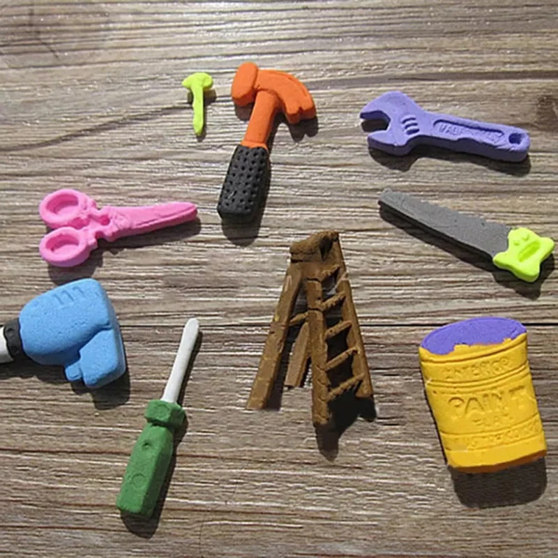 

Handmade Mini Hand Tools Silicone Cupcake Fondant Cookie Decorating Mold Resin Jewelry Pendant Resin Mold Art Craft Tool