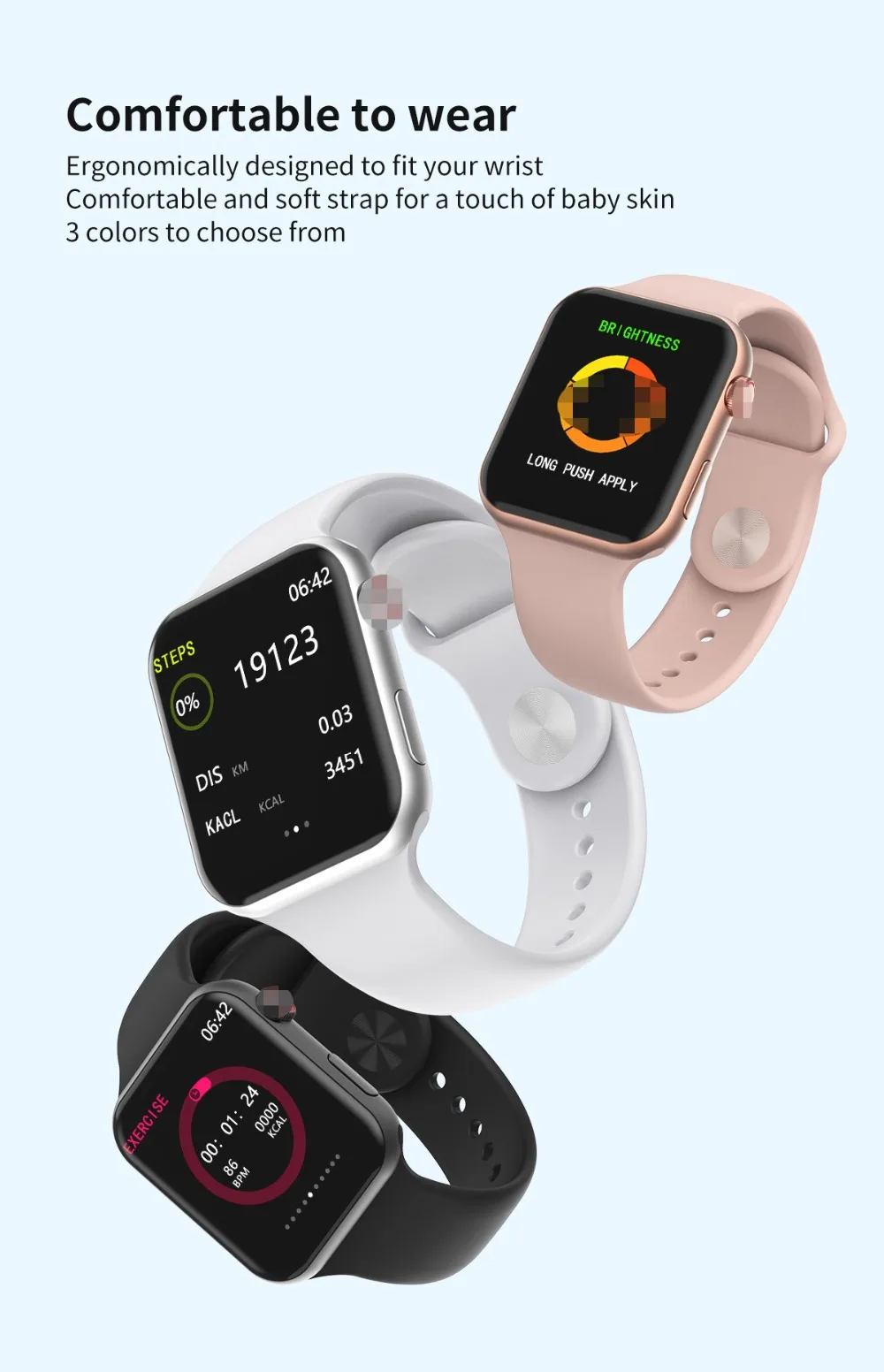 Iwo 11 lite умные часы F10 Bluetooth пульсометр VS IWO 10 iwo 8 Спортивные умные часы для IOS Android pk iwo 6 iwo 7 iwo 12