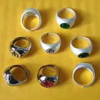 Кольца из сплава для косплея, реквизит для косплея аниме Акацуки Итачи Хошигаки Кисаме Хидан, Дейдара Конан орочимару, коллекция кольцо для Хэллоуина