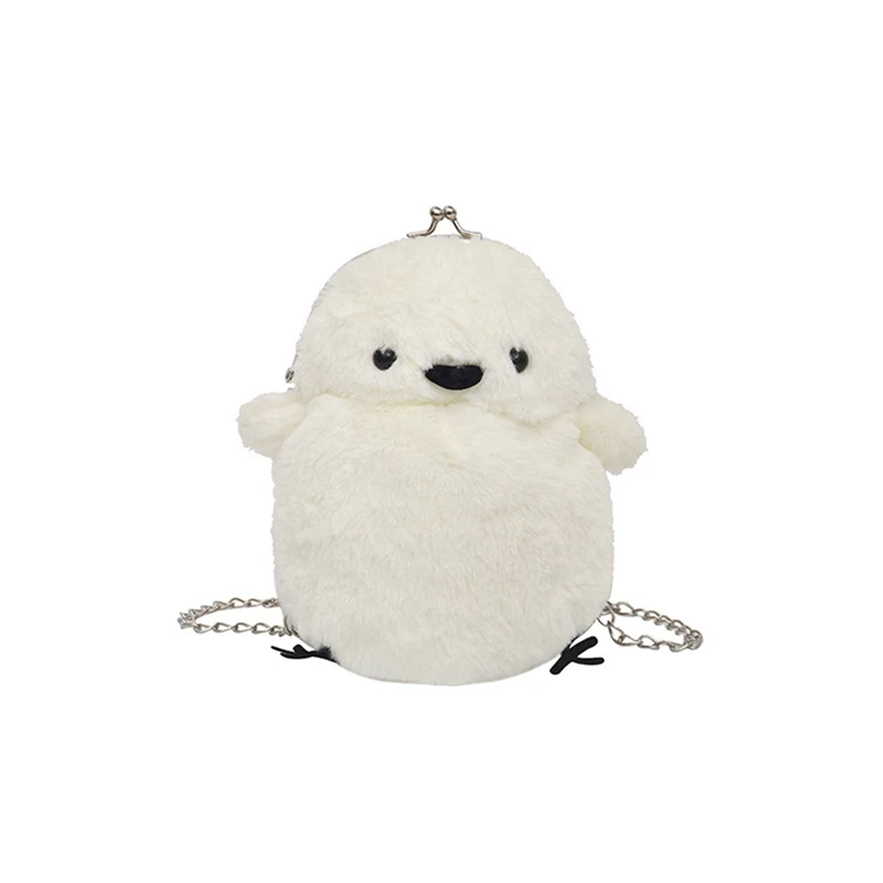 

Women Cute Plush Crossbody Bag Chic Small Shoulder Purse Cell Phone Wallet For Girls