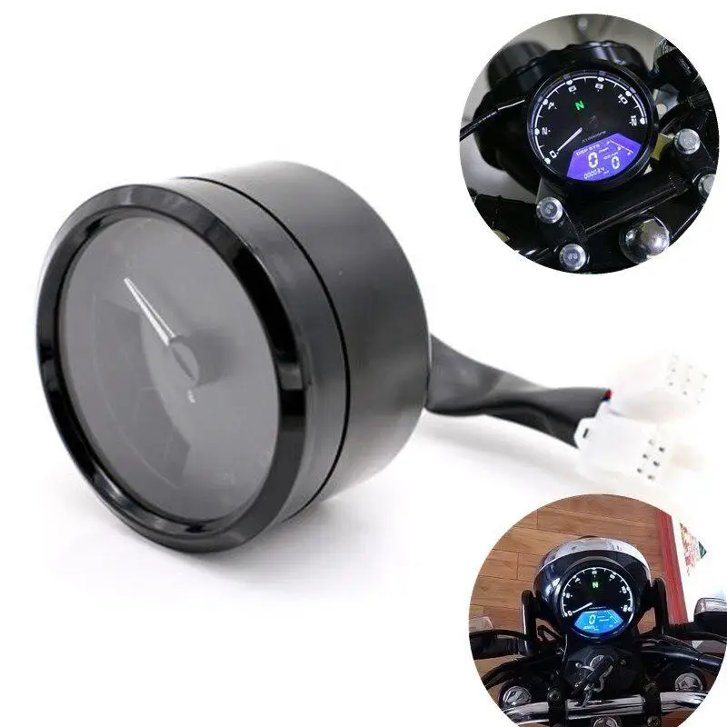 Универсальный ЖК-дисплей сигнальный прибор для мотоцикла спидометр тахометр