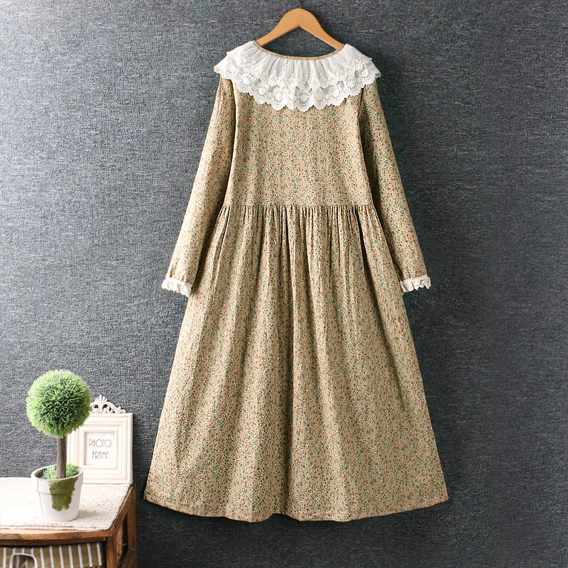 

Long Sleeve Single Breasted Dress Women Casual Daily Wear 1778