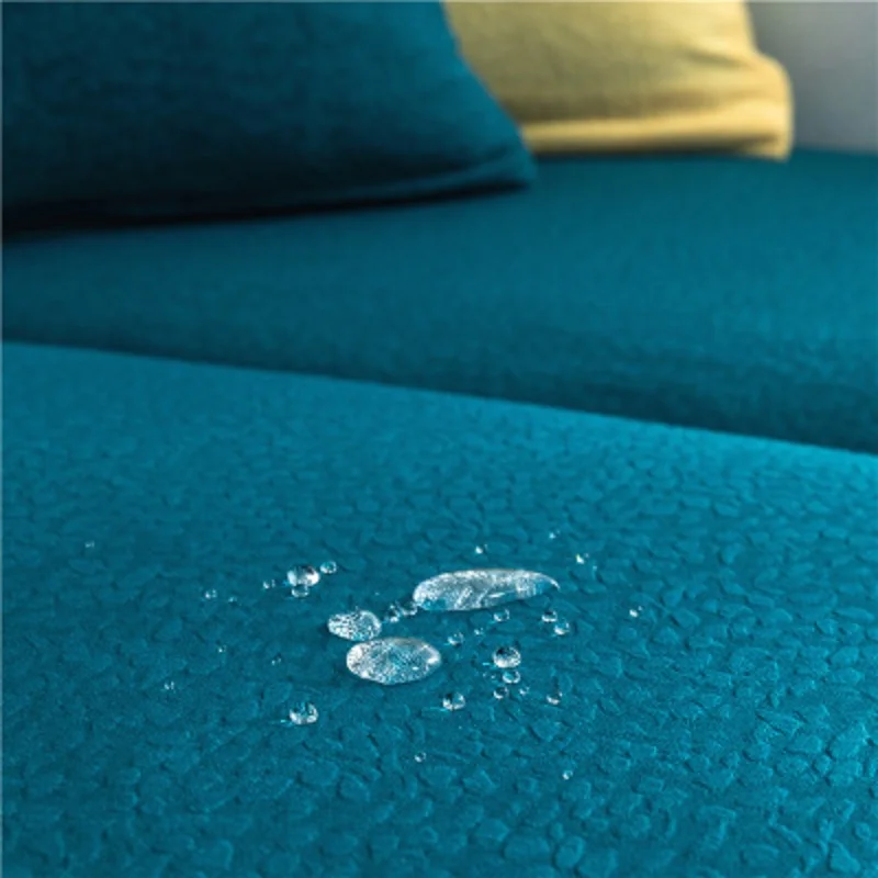 

1/2/3/4 Seats Waterproof Sofa Cushion Cover Pet Kids Furniture Protector Washable Removable Solid Color Funiture Protector