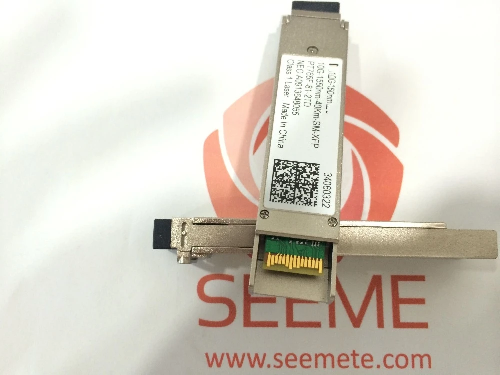 Волоконно оптический трансивер HW PT765F 81 2TD 10G 1550nm 40km SM XFP|transceiver| |