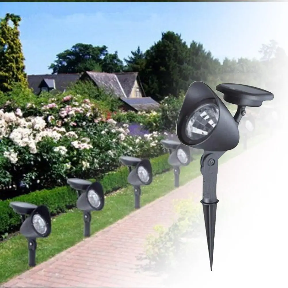 2 шт. Солнечная энергия пятно света Открытый сад пейзаж Водонепроницаемый путь