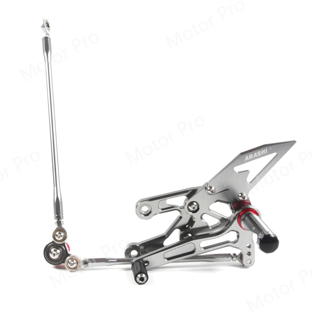 Регулируемые подножки для Honda CBR1000RR 2004 2005 2006 2007 CBR 1000 RR подставка для ног Peg Rearset задний комплект педали CBR1000 CBR600RR