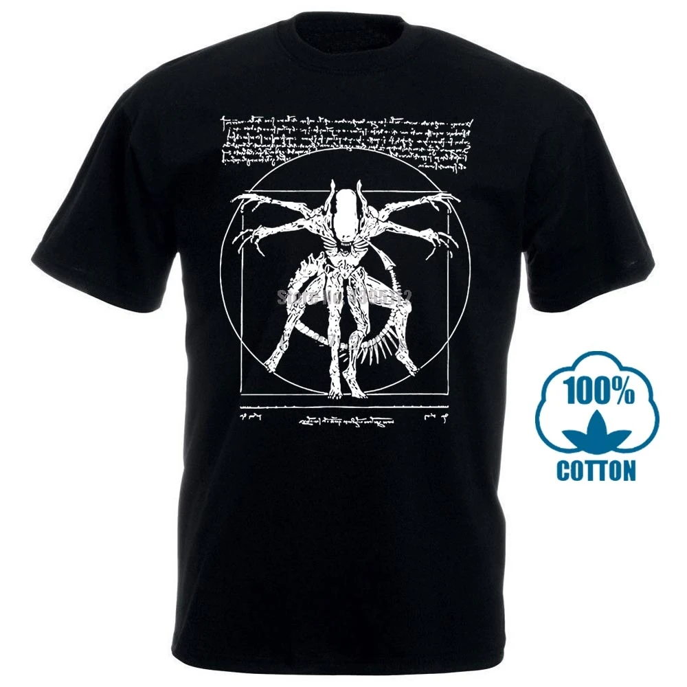 Классные вещи для подростков футболка пришельца да Винчи игровые подарки мужчин