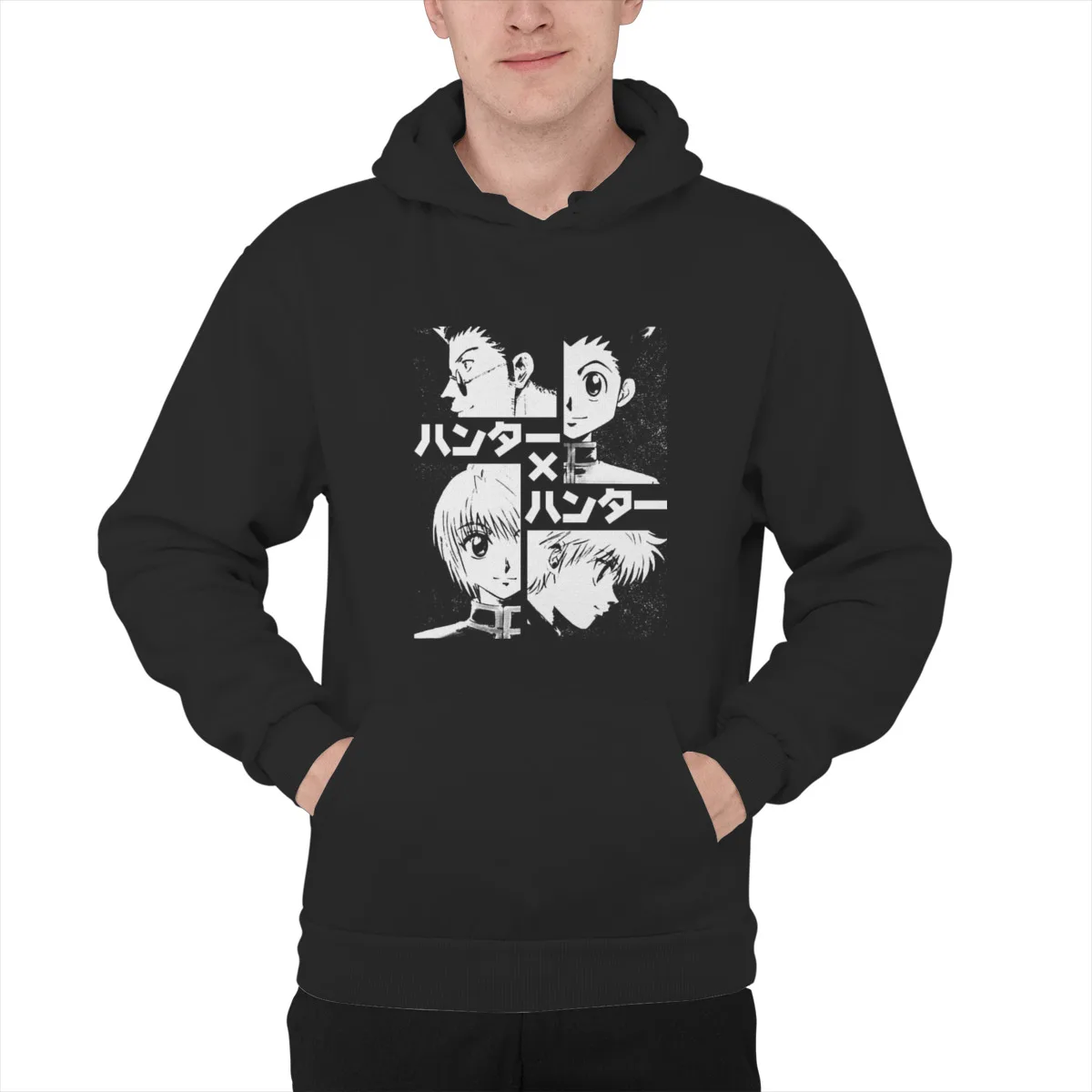 

Men's Hoodie The Hunters (white)Print Couples Matching long Sleeve Spring Hoody Mens Clothes 46182