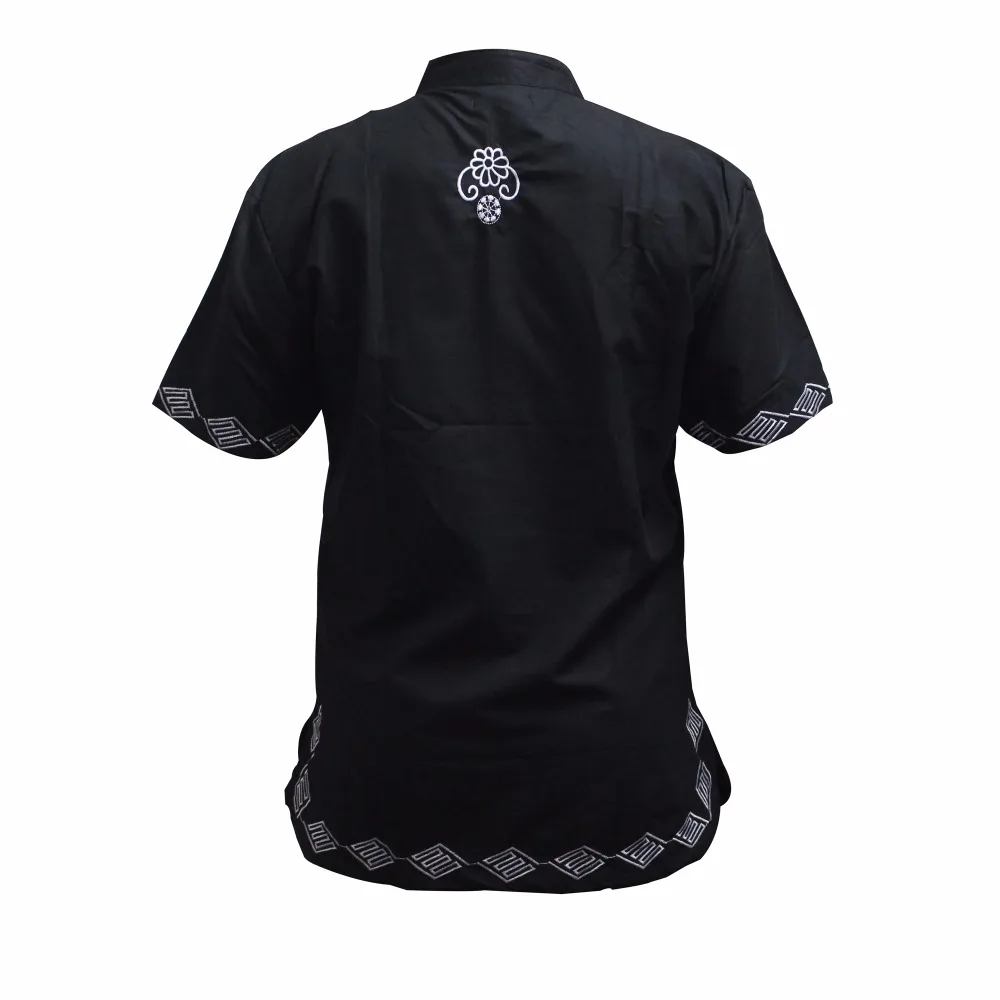 Dashiki Embroidery Pan-African Holiday Kwanzaa Tops Cool Outfit High Quality Dropship T-shirt muslim рубашка мужская