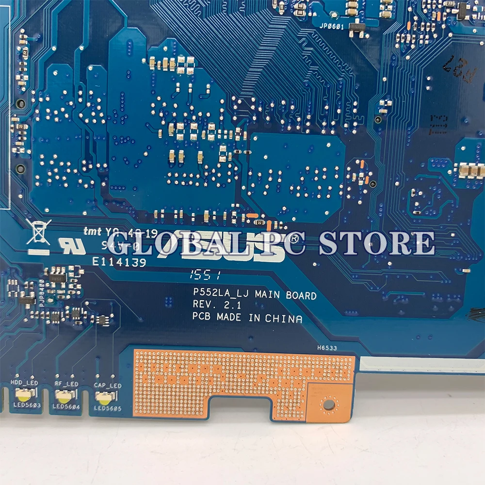 2021 P552L для ASUS P552LJ P552 PE552L PU552L P552LA_LJ P2520L P2520LJ материнская плата ноутбука оригинальная
