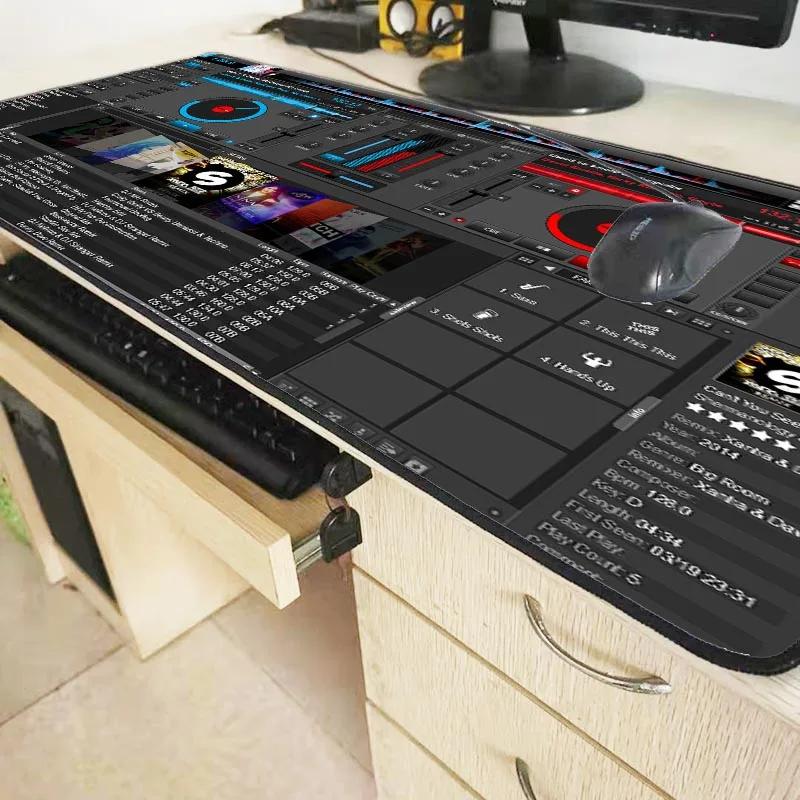 Mairuige DJ ручной привод Скорость Pad мышь Notbook компьютер большой коврик мыши с фиксируемым краем игровой коврик для мыши популярный коврик для мыши ноутбука
