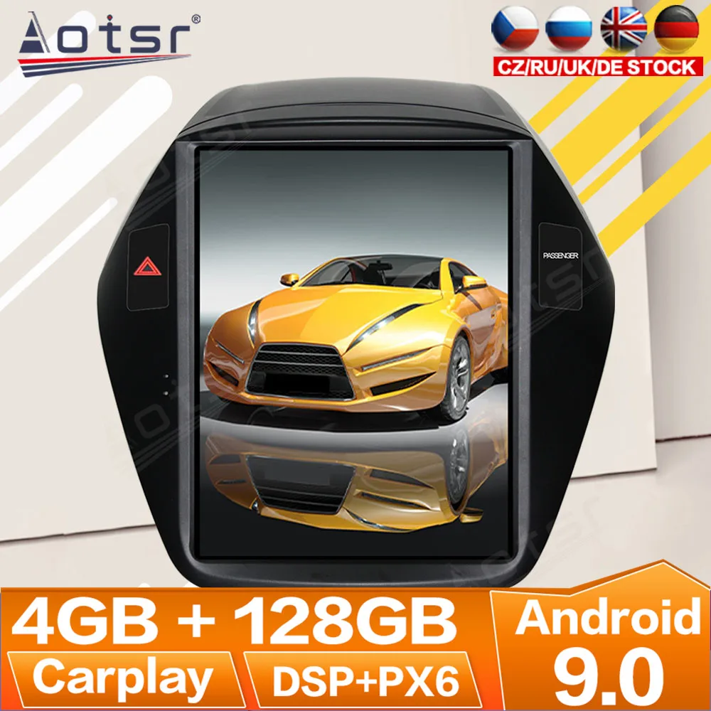 

Carplay For Hyundai IX35 Tucson 2010-2016 Android Radio Multimedia Car Cassette Recorder Stereo Player Tesla GPS Navi Head Unit