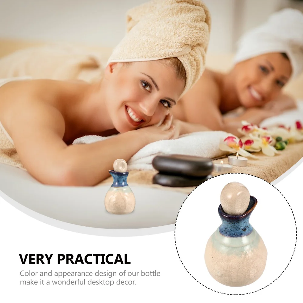 

1 Set Ceramic Perfume Essential Oil Bottle Premium Practical Perfume Bottle