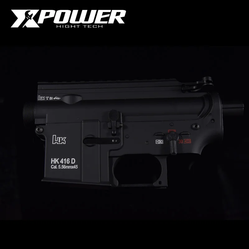 

XPOWER HK416D Receiver Airsoft Accessories AEG Body Nylon Metal Gel Split Gearbox Paintball Outdoor Sports Paintball Air Gun