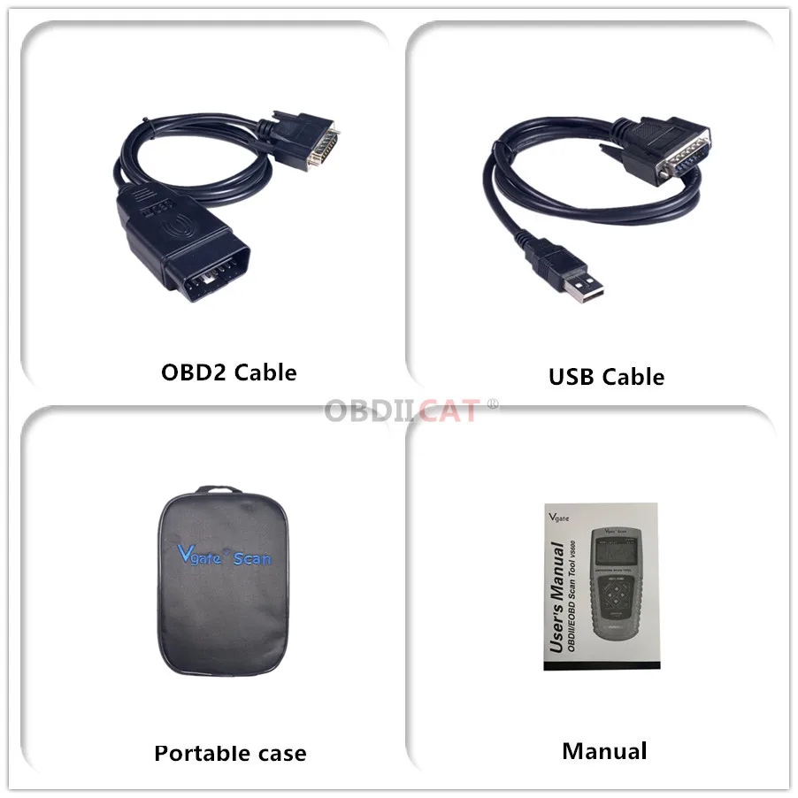 

Factory Price Original Vgate VS600 Automotive CAN ODB II 2 OBD2 OBDII Diagnose Code Reader Scanner Scan Tools VS 600