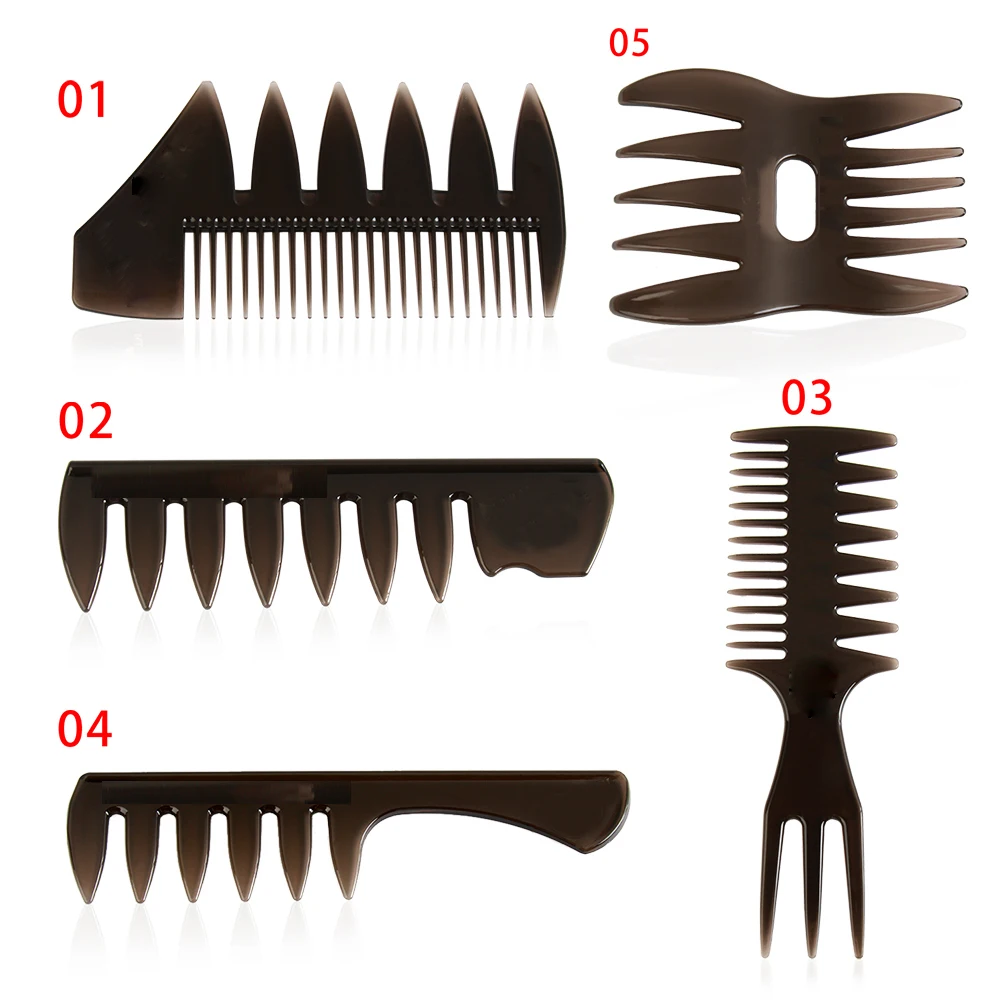 Расческа-вилка для волос расческа-вилка с широкими зубчиками мужчин и женщин 1 шт.