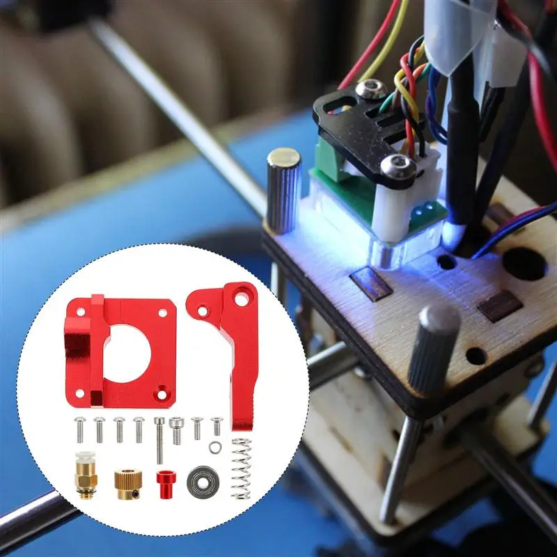 

1 Set 3D Printer 1.75mm Filament Extruder Aluminum Frame Block DIY Kit