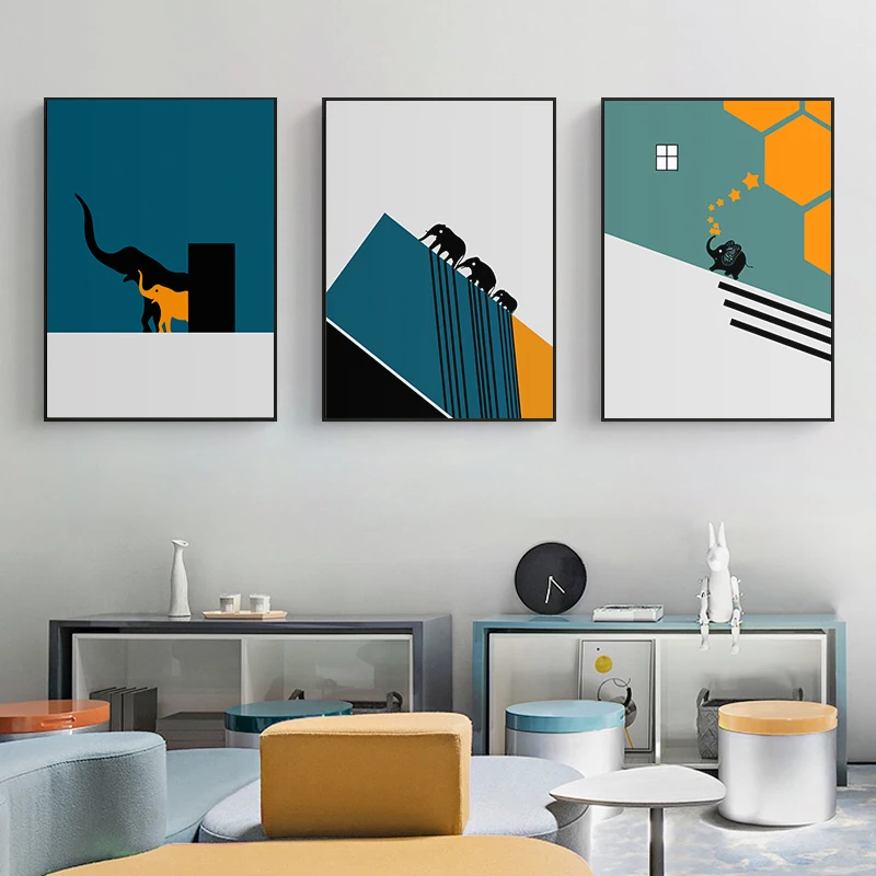 

Детская современная живопись, пейзаж, цвет, скандинавский абстрактный минималистический рисунок, постер, настенное художественное оформле...