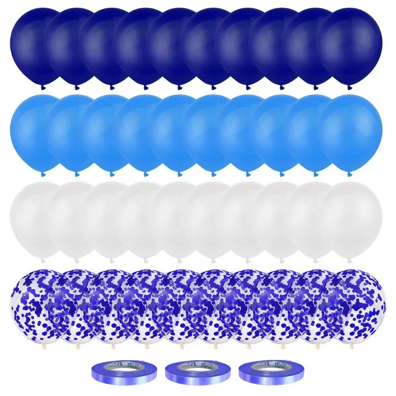 

Latex Balloons Set 40 Pcs Balloons Party Supplies For Wedding & Engagement Graduation Wedding Birthday Baby Shower Decoration