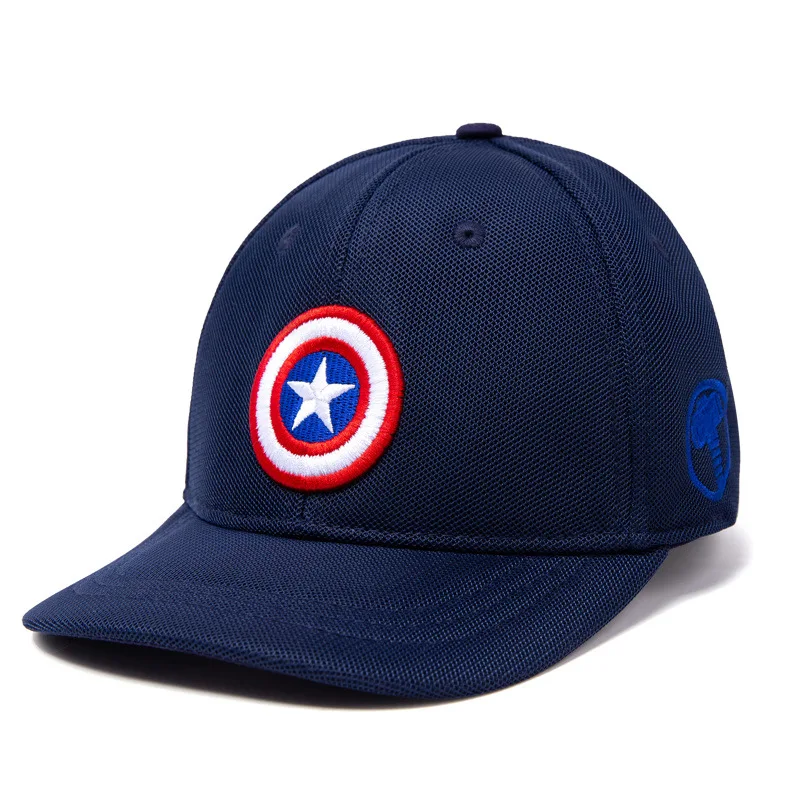 

Disney 2021 new children's cartoon hat boys and girls sunshade baseball cap hip hop sun hat Marvel Comics series baby hat